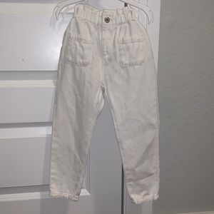 White Zara trousers 3-4T